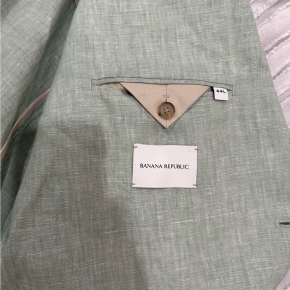 Banana Republic Green linen blazer - NWT - Picture 6 of 7